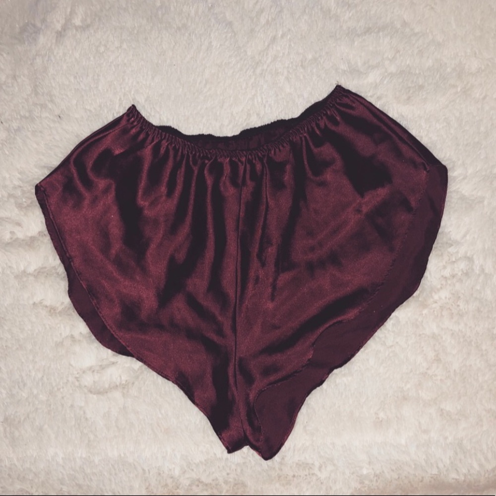 Vintage Silk High Waisted Night Pajama Shorts 🌚
